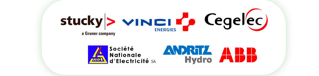 Stucky, Vinci Energies, Cegelec, SNEL, Andritz Hydro, ABB