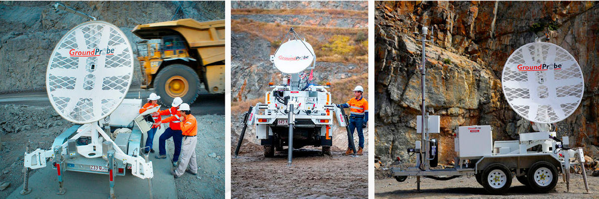 Radars GroundProbe déployés sur des mines